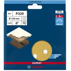 Bosch Disque Abrasif Perforé Disque Abrasif Auto-agrippant Expert C470 - 125 Mm - Grain 320 10 Bosch Disque Abrasif Perforé Disque Abrasif Auto-agrippant Expert C470 - 125 Mm - Grain 320 -Abrasif disque et brosse Soldes Boutique 2 14