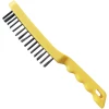 Brosse Métallique Manuelle Brosse De Soudage Métallique Gys à 4 Rangs En Acier Manche Plastique -Abrasif disque et brosse Soldes Boutique brosse