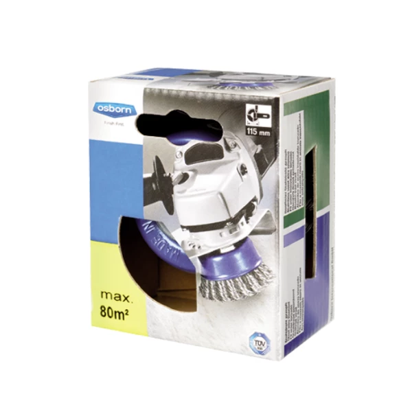 Osborn Brosse à Visser Sur Machine Brosse Coupelle Abrasive écrou M14 X 2.0 Ø 65 Mm Mèches Torsadées Acier 4 Osborn Brosse à Visser Sur Machine Brosse Coupelle Abrasive écrou M14 X 2.0 Ø 65 Mm Mèches Torsadées Acier – Image 2