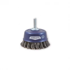 Osborn Brosse Sur Tige Brosse Coupelle Abrasive Tige 6mm Diamètre 65 Mm Fils D'acier Noués