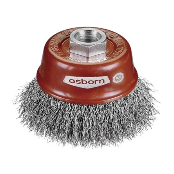 Brosse à Visser Sur Machine Brosse Coupelle Abrasive Sertie écrou M14 X 2.0 Osborn 60 Mm Fil Acier 3 Brosse à Visser Sur Machine Brosse Coupelle Abrasive Sertie écrou M14 X 2.0 Osborn 60 Mm Fil Acier