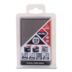 Rubi Cale à Poncer Cale Diamantée Dégrossissage Céramique Pierre Naturelle Grain 120 -Abrasif disque et brosse Soldes Boutique cale grain 120