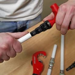 Fraises Lime Et Meules Sur Tige Calibreur ébavureur Tube Multicouche Virax 16-32 Mm Corps Acier -Abrasif disque et brosse Soldes Boutique calibrage tubes virax