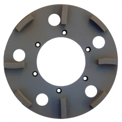 Diam Industries Plateaux Diamant DIAM Plateau Ponceuse Sol Diamètre 235x100 Mm 8 Segments PN235-B08