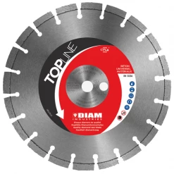 Disque Diamant Diamètre 250 300,350, 400, 700 Et 1000 Disque Diamant Béton Universel Matériaux Ø450mm 25,4 Mm Diam Industries