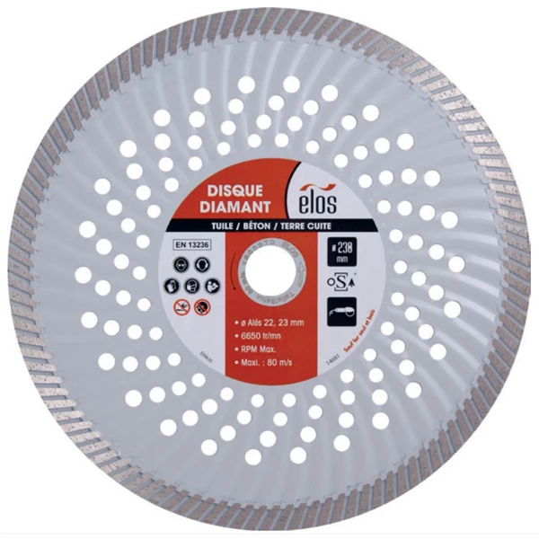 Disque Diamant Diamètre 230 Disque Diamant Couvreur Elos Diamètre 230 Mm Couronne 12 Mm Coupe Droite 4 Disque Diamant Diamètre 230 Disque Diamant Couvreur Elos Diamètre 230 Mm Couronne 12 Mm Coupe Droite – Image 2