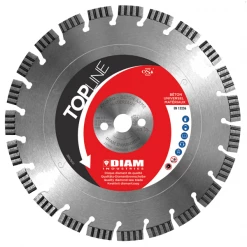 Disque Diamant Diamètre 250 300,350, 400, 700 Et 1000 Disque Diamant Segmenté Crénelé Béton Ø350 Mm X 20 Mm Diam Industries
