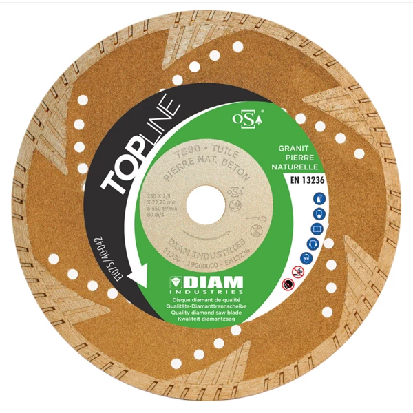 Diam Industries Disque Diamant Diamètre 125 Disque Diamant Granit Béton Tuile Ø125 Mm X 22,23 Mm TS80125 3 Diam Industries Disque Diamant Diamètre 125 Disque Diamant Granit Béton Tuile Ø125 Mm X 22,23 Mm TS80125