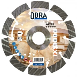 Obra Disque Diamant Diamètre 125 Disque Diamant Mixte Haut De Gamme Ø 125 Mm
