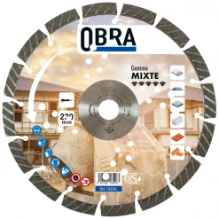 Obra Disque Diamant Diamètre 230 Disque Diamant Mixte Haut De Gamme Ø 230 Mm