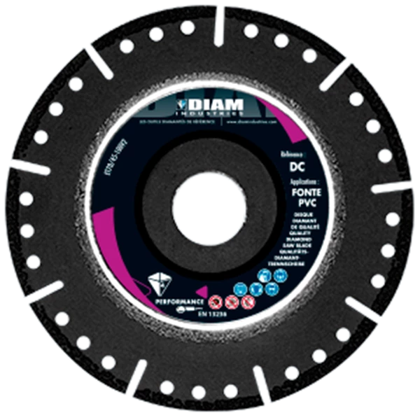 Disque Diamant Diamètre 125 Disque Diamant DUO PVC De Diamètre 125mm Diam Industries DC125 3 Disque Diamant Diamètre 125 Disque Diamant DUO PVC De Diamètre 125mm Diam Industries DC125
