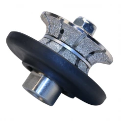 Meules De Façonnage Meule De Façonnage Demi Rond MF22 Diam Industries - Diamètre 100 Mm - Hauteur 140 Mm