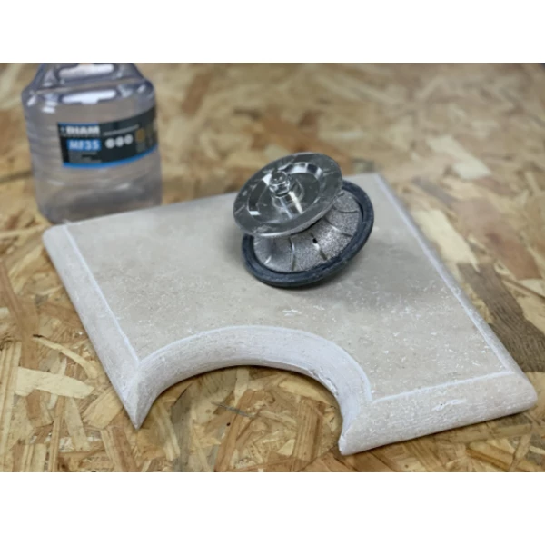 Meules De Façonnage Meule De Façonnage Demi Rond MF35 Diam Industries - Diamètre 117 Mm - Hauteur 140 Mm 3 Meules De Façonnage Meule De Façonnage Demi Rond MF35 Diam Industries - Diamètre 117 Mm - Hauteur 140 Mm – Image 2