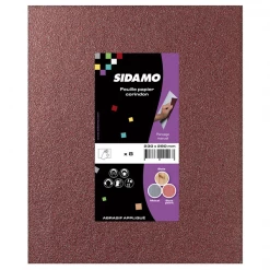 Feuille Abrasive Rectangulaire Non Perforée Feuille Corindon 230 X 280 Mm Grain 120 - Lot De 8 Sidamo 10902147