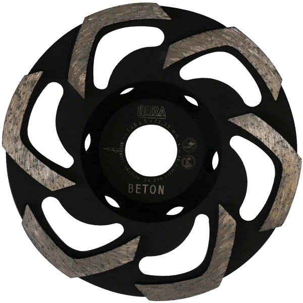 Obra Plateaux Diamant Plateau Diamant Pour Ponçage à Sec Béton Ø 125 Mm 3 Obra Plateaux Diamant Plateau Diamant Pour Ponçage à Sec Béton Ø 125 Mm