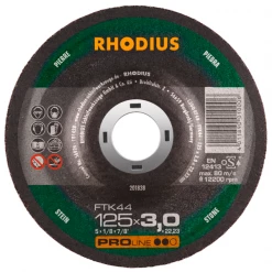 Rhodius Disque à Tronçonner ø 125 Mm Disque à Tronçonner Pierre Métaux FTK44 125 X 3 X 22.23 Mm 201838