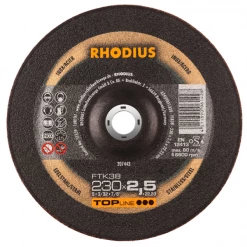 Disque à Tronçonner ø 230 Mm Disque à Tronçonner Acier Inox FTK38 230 X 2.5 X 22.23 Mm Rhodius 207443