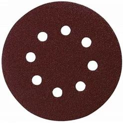 Disque Abrasif Perforé Disque Velcro 8 Trous Diamètre 125 Mm Grain 120 Lot 10 Makita P-43577