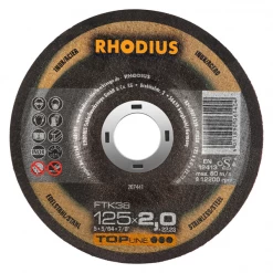 Disque à Tronçonner ø 125 Mm Disque à Tronçonner Pour Inox FTK 38 Rhodius 125 X 2 X 22.23 Mm 207441