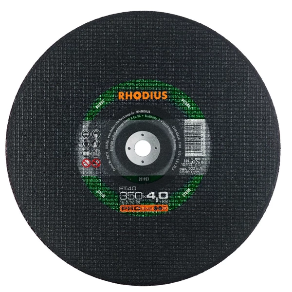 Disque à Tronçonner ø 350 Mm Disque à Tronçonner Pour Pierre FT 40 Rhodius - Forme Plate - 350 X 4 X 20 Mm 201933 3 Disque à Tronçonner ø 350 Mm Disque à Tronçonner Pour Pierre FT 40 Rhodius - Forme Plate - 350 X 4 X 20 Mm 201933
