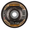 Rhodius Disque à Meuler Diamètre 115 Meule à ébarber Pour Acier Et Inox RS 38 115 X 7 X 22,23 Mm 200432