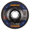 Disque à Tronçonner ø 115 Mm Disque à Tronçonner Acier KSMK Rhodius 115 X 3 X 22.23 Mm 200631 -Abrasif disque et brosse Soldes Boutique sans titre 1 34