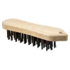 Osborn Brosse Métallique Manuelle Brosse Violon Métallique Manuelle - Obsorn - 5 Rangs Fils Acier Droit 0.35 Mm