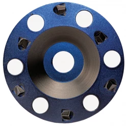 Diam Industries Plateaux Diamant Plateau Diamant Avec 6 Polycristallins En Pointe - Diamètre 125 M - Alésage 22.23 Mm