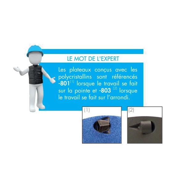 Diam Industries Plateaux Diamant Plateau Polycristallin Peinture époxy Résine PNC125803-B2 Ø125mm 22,23mm 4 Diam Industries Plateaux Diamant Plateau Polycristallin Peinture époxy Résine PNC125803-B2 Ø125mm 22,23mm – Image 2