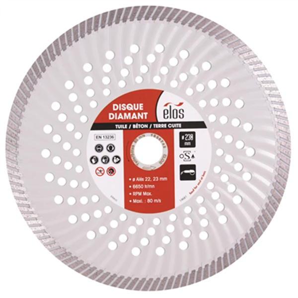 Disque Diamant Diamètre 230 Disque Diamant Couvreur Elos Diamètre 230 Mm Couronne 12 Mm Coupe Droite 5 Disque Diamant Diamètre 230 Disque Diamant Couvreur Elos Diamètre 230 Mm Couronne 12 Mm Coupe Droite – Image 3